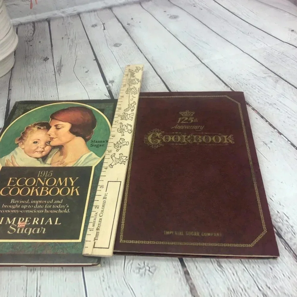 Vintage imperial sugar cookbooks